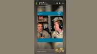 Bird reacts to Sam Kerr's fiance Kristie Mewis's joke on the livestream. (Credits: IG/@sbird10)